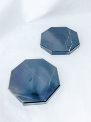 Shungite Octagon Plate | Medium