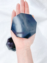 Shungite Octagon Plate | Medium