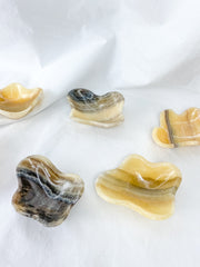Zebra Aragonite Free Form Bowl | Large