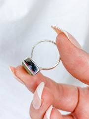 Green Kyanite Sterling Silver Ring
