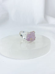 Kunzite Sterling Silver Ring