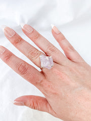 Kunzite Sterling Silver Ring
