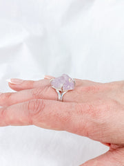Kunzite Sterling Silver Ring