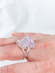 Kunzite Sterling Silver Ring