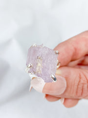 Kunzite Sterling Silver Ring