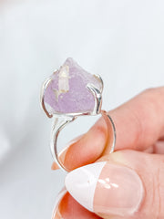 Kunzite Sterling Silver Ring
