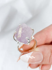 Kunzite Sterling Silver Ring