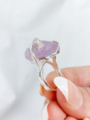 Kunzite Sterling Silver Ring