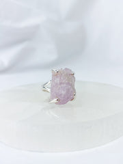 Kunzite Sterling Silver Ring