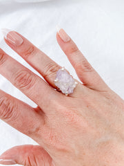 Kunzite Sterling Silver Ring