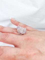 Kunzite Sterling Silver Ring
