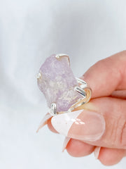 Kunzite Sterling Silver Ring