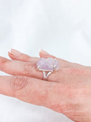 Kunzite Sterling Silver Ring