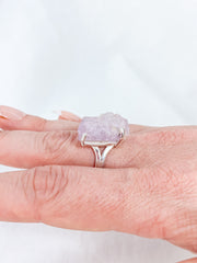 Kunzite Sterling Silver Ring