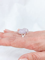 Kunzite Sterling Silver Ring
