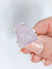 Kunzite Sterling Silver Ring