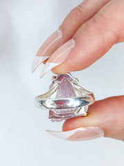 Kunzite Sterling Silver Ring