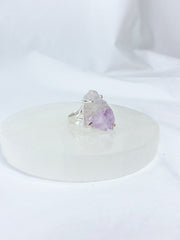 Kunzite Sterling Silver Ring