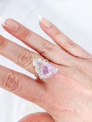 Kunzite Sterling Silver Ring