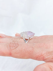 Kunzite Sterling Silver Ring