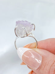 Kunzite Sterling Silver Ring