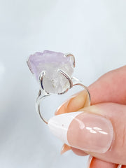 Kunzite Sterling Silver Ring