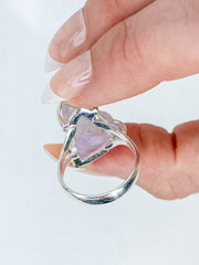 Kunzite Sterling Silver Ring