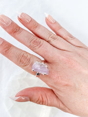 Kunzite Sterling Silver Ring