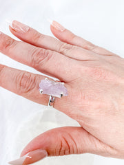 Kunzite Sterling Silver Ring