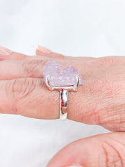 Kunzite Sterling Silver Ring