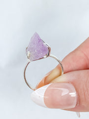 Kunzite Sterling Silver Ring