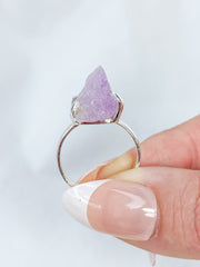 Kunzite Sterling Silver Ring