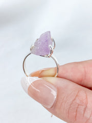 Kunzite Sterling Silver Ring