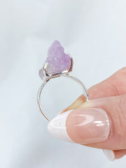 Kunzite Sterling Silver Ring