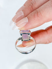 Kunzite Sterling Silver Ring