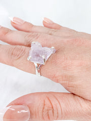 Kunzite Sterling Silver Ring