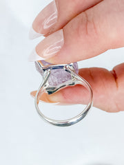 Kunzite Sterling Silver Ring