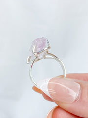 Kunzite Sterling Silver Ring