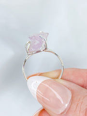 Kunzite Sterling Silver Ring