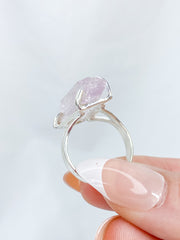 Kunzite Sterling Silver Ring