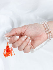 Clear Quartz 108 Mala Beads