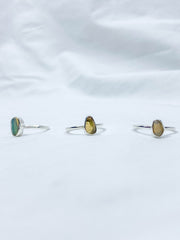 Ethiopian Opal Sterling Silver Ring