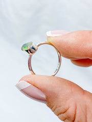 Ethiopian Opal Sterling Silver Ring