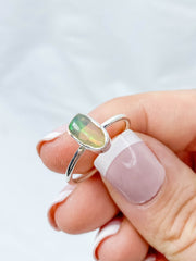 Ethiopian Opal Sterling Silver Ring