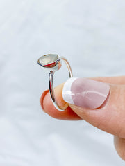 Ethiopian Opal Sterling Silver Ring