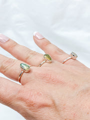 Ethiopian Opal Sterling Silver Ring