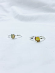 Ethiopian Opal Sterling Silver Ring