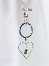 Love Crystals Keyring Green Tourmaline