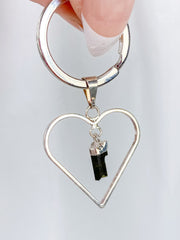 Love Crystals Keyring Green Tourmaline