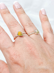 Ethiopian Opal Sterling Silver Ring